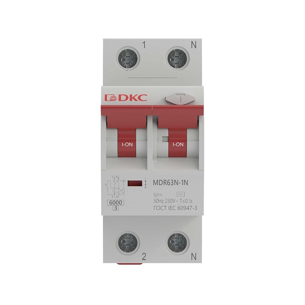 original-32607.jpg Автомат дифференциальный DKC Yon Max 25А 1P+N тип A 30 мА 6 кА (MDR63N-1N2C25-A) — изображение 1