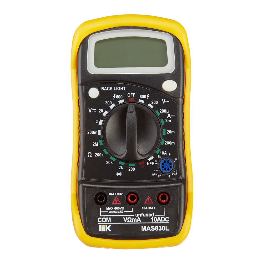 original-32667.jpg Мультиметр портативный IEK Master MAS830L (TMD-3L-830) — изображение 1