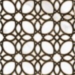 Плитка декор Unitile Фиеста белая 1 400x250x8 мм