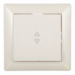 Переключатель Svet одноклавишный встраиваемый бежевый (SV1001-0017)