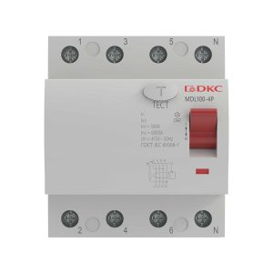 УЗО DKC Yon Max 63А 3P+N тип AC 300 мА 10 кА (MDL100-4P4-63-AC)