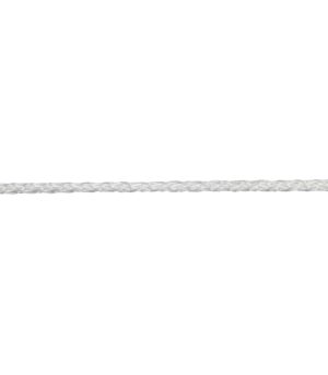 Шнур вязаный полипропиленовый 8 прядей белый d1,5 мм 50 м