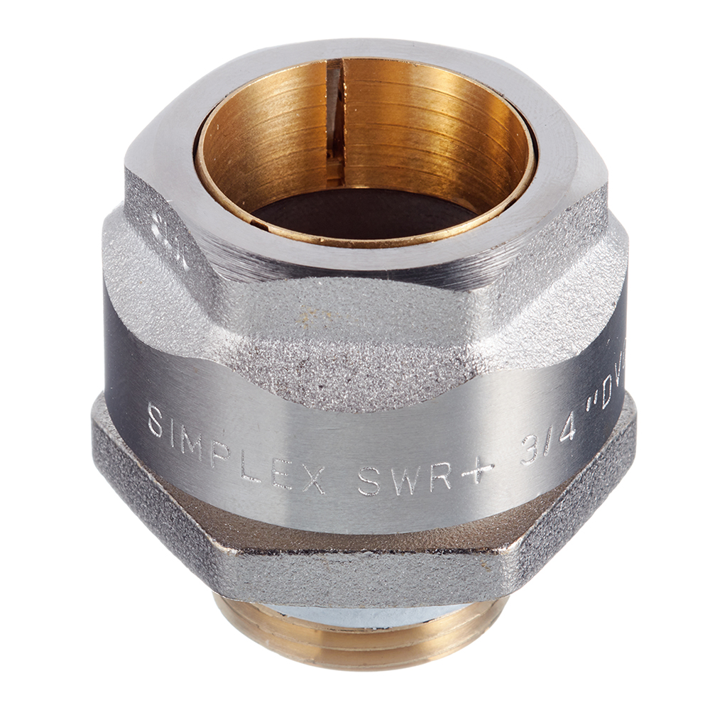 original-33132.jpg Адаптер трубный Simplex Plus 1/2 х G 3/4 ЕК для стальных труб (F13063) — изображение 1