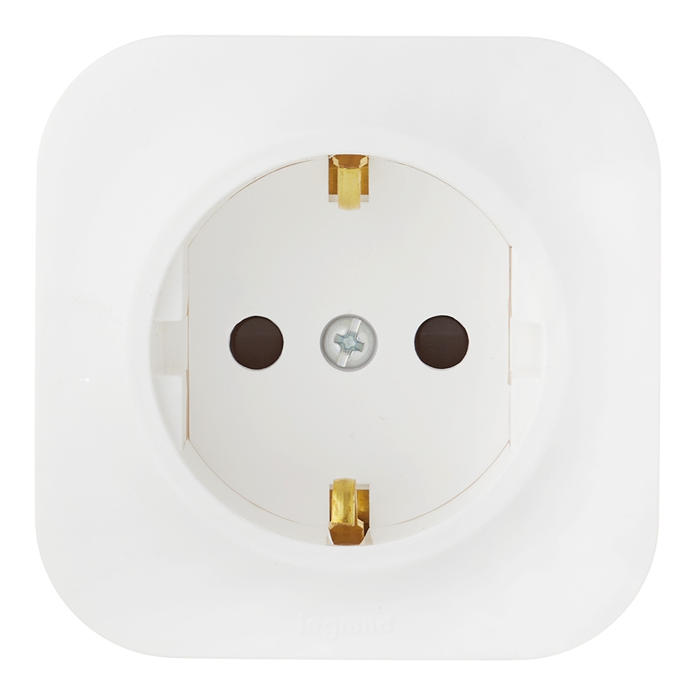 original-33437.jpg Розетка Legrand Quteo накладная белая (782220) — изображение 1