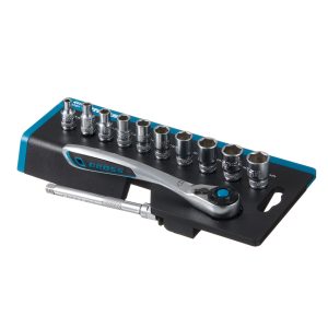 Набор торцевых головок с трещоткой Gross 1/4" (14141) (12 шт.)