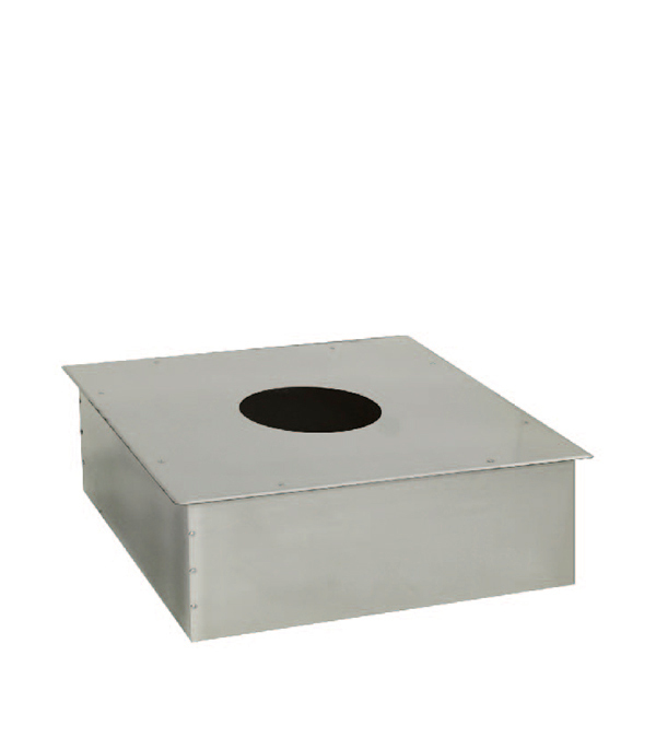 original-33455.jpg Узел прохода перекрытия Дымок для дымоходов на трубу с изоляцией 115х200 мм AISI 430 — изображение 1