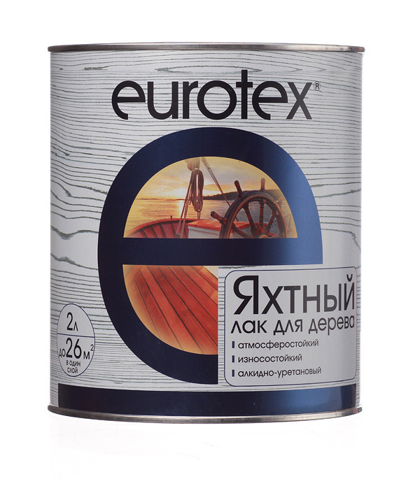original-33515.jpg Лак алкидно-уретановый яхтный Eurotex бесцветный 2 л полуматовый — изображение 1