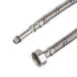 Подводка гибкая для смесителя Mateu 1/2 ВР(г) х М10 штуцер 35 мм 60 см (721060086/THP/678567)