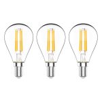 Лампа светодиодная филаментная Gauss E14  2700К 5,5 Вт 510 Лм 175-240 В шар тонированная (3 шт.)