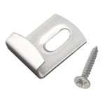 Клипса стартовая монтажная Осфикс для шовного монтажа доски ДПК Greenwerk с саморезом нержавеющая сталь (10 шт.)