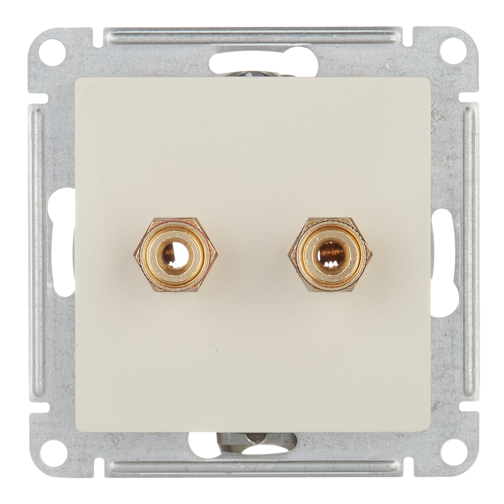 original-33791.jpg Розетка аудио Systeme Electric AtlasDesign встраиваемая бежевая (ATN000287) — изображение 1