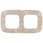 Рамка Legrand Valena Allure двухместная нарцисс золото (754352)