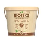 Состав защитный Текс Bioteks Эко-Сауна для бань и саун бесцветный 0,9 л