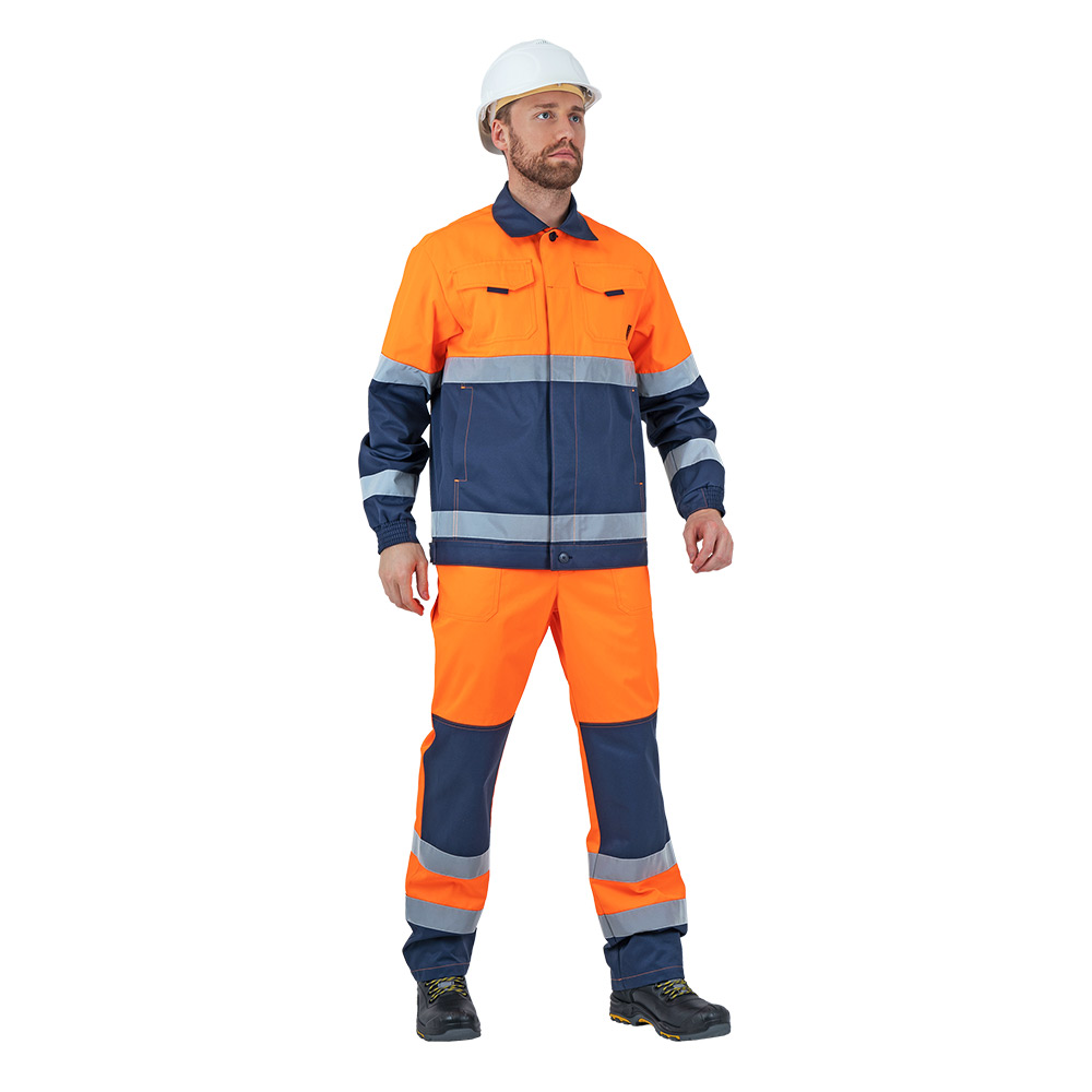 original-34038.jpg Костюм мужской сигнальный ГК Спецобъединение Брайт 56-58 рост 170-176 см оранжевый — изображение 1