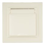 Розетка EKF Минск встраиваемая бежевая со шторками с крышкой (ERR16-029-200-44)