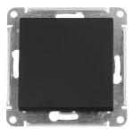 Выключатель Systeme Electric AtlasDesign одноклавишный встраиваемый карбон (ATN001011)