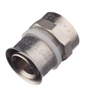 Соединитель прямой VALTEC (VTm.202.N.003206) 32(пресс) х 1 ВР(г)