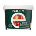 Лак Eurotex Сауна для бань и саун акриловый бесцветный 2,5 кг