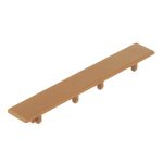 Заглушка торцевая Grinderdeco 25х150 мм для доски карамель ДПК пластиковая бежевая (10 шт.)