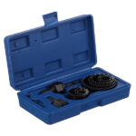 Набор коронок Практика (773-262) по дереву d19-64 мм с переходником (8 шт.)