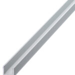 Профиль алюминиевый U-образный 10х12х10х1,5х1000 мм анодированный