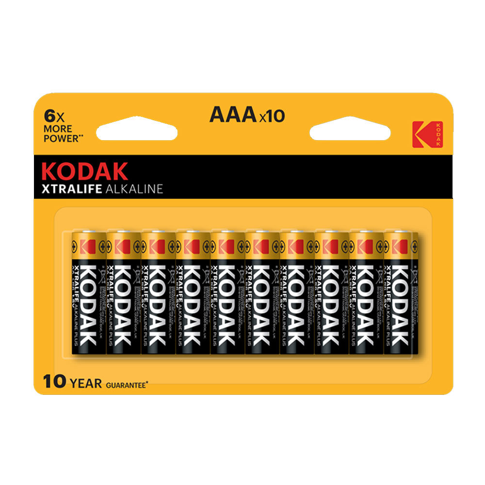 original-34786.jpg Батарейка Kodak Xtralife ААА мизинчиковая LR03 1,5 В (10 шт.) (Б0014331) — изображение 1