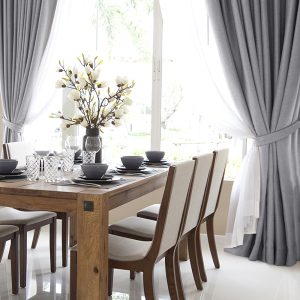 Штора рогожка серая 200х270 см Волшебная Ночь Крафт (763079)