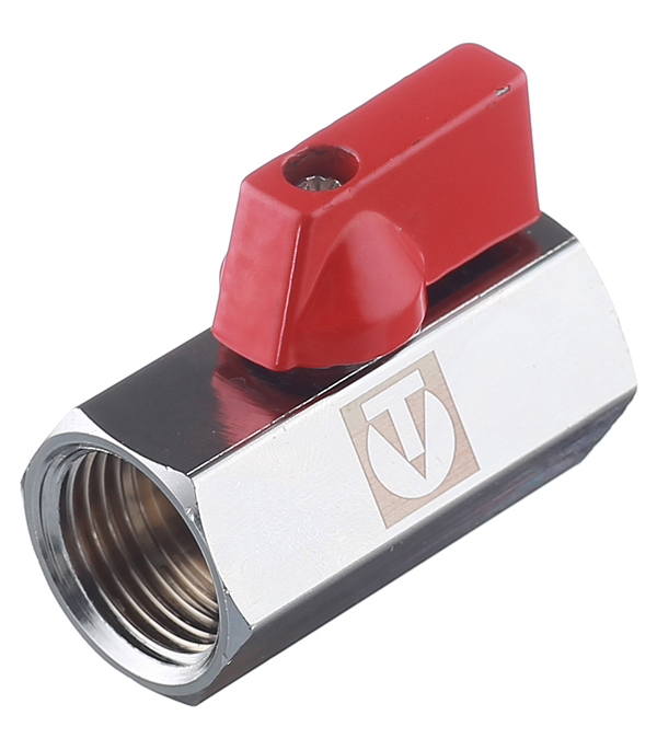 original-34846.jpg Кран шаровой латунный Valtec 1/2 ВР(г) х 1/2 ВР(г) мини прямой (VT.330.N.04) — изображение 1