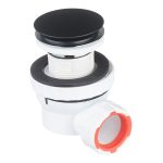 Сифон для раковины Wirquin Pro 1 1/4х32 мм с выпуском черный (30723978)