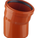 Отвод Ostendorf KGВ d110 мм 15° пластиковый для наружной канализации (220209)