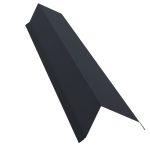 Планка торцевая для металлочерепицы 100х80 мм 2 м графитово-серая RAL 7024 матовая satin matt