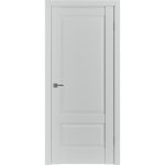 Дверь межкомнатная ER2 600х2000 мм ПВХ эмалекс серая глухая с замком и петлями