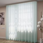 Тюль вуаль мятный 300х260 см Legrand с утяжелителем (58091268)