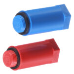 Заглушка полипропиленовая Valtec 1/2 НР(ш) красная/синяя (2 шт.) (VTp.792.M.04)