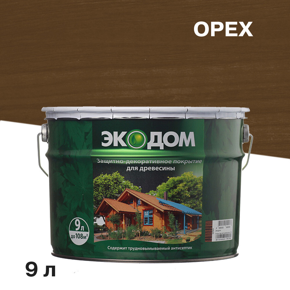 original-35718.jpg Антисептик Экодом декоративный для дерева орех 9 л — изображение 1