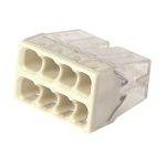 Клемма на 8 проводов КМ 2273-208 0,5-2,5 кв.мм самозажимная без пасты (6 шт.) (ЦБ-00021638)