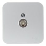 Розетка телевизионная Systeme Electric Blanca накладная алюминий (BLNTA000013)