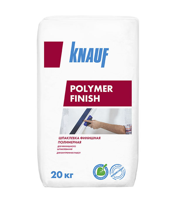 original-36297.jpg Шпаклевка полимерная Knauf Полимер Финиш для сухих помещений белая 20 кг — изображение 1