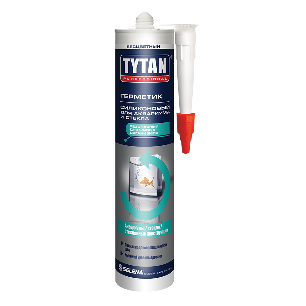 original-36301.jpg Герметик силиконовый для аквариумов и стекла Tytan Professional прозрачный 280 мл — изображение 1