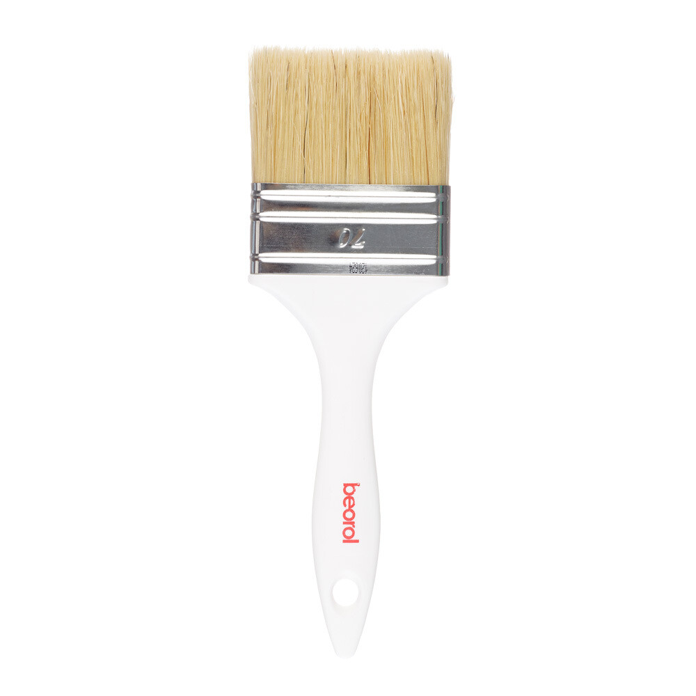 original-36632.jpg Кисть плоская смешанная щетина пластиковая ручка Beorol 70х15 мм для эмалей и лаков на любой основе — изображение 1