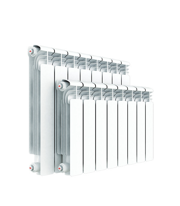 original-36647.jpg Радиатор алюминиевый Rifar Alum 500 мм 12 секций 1" боковое подключение белый — изображение 1