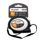 Рулетка Rage by Vira с покрытием soft-touch с автостопом 5 м x 19 мм