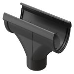 Воронка желоба Docke Lux пластиковая d140-100 мм графитовый серый RAL 7024