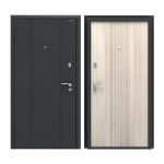 Дверь входная DoorHan Оптим Рейн левая букле - перламутр 880х2050 мм