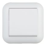 Выключатель Svet одноклавишный встраиваемый белый (0602-00081)