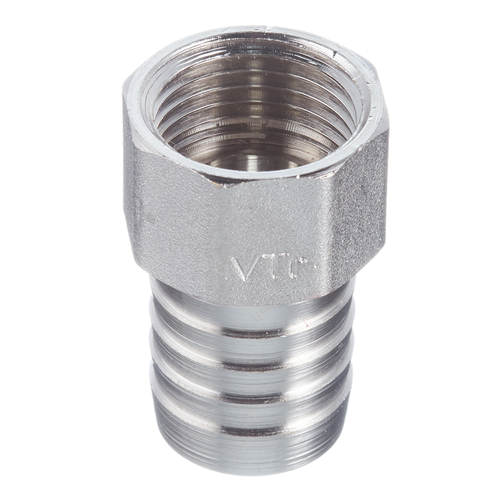 original-3722.jpg Штуцер Valtec для присоединения шланга 1/2 ВР(г) х 20 мм латунный (VTr.654.N.0420) — изображение 1