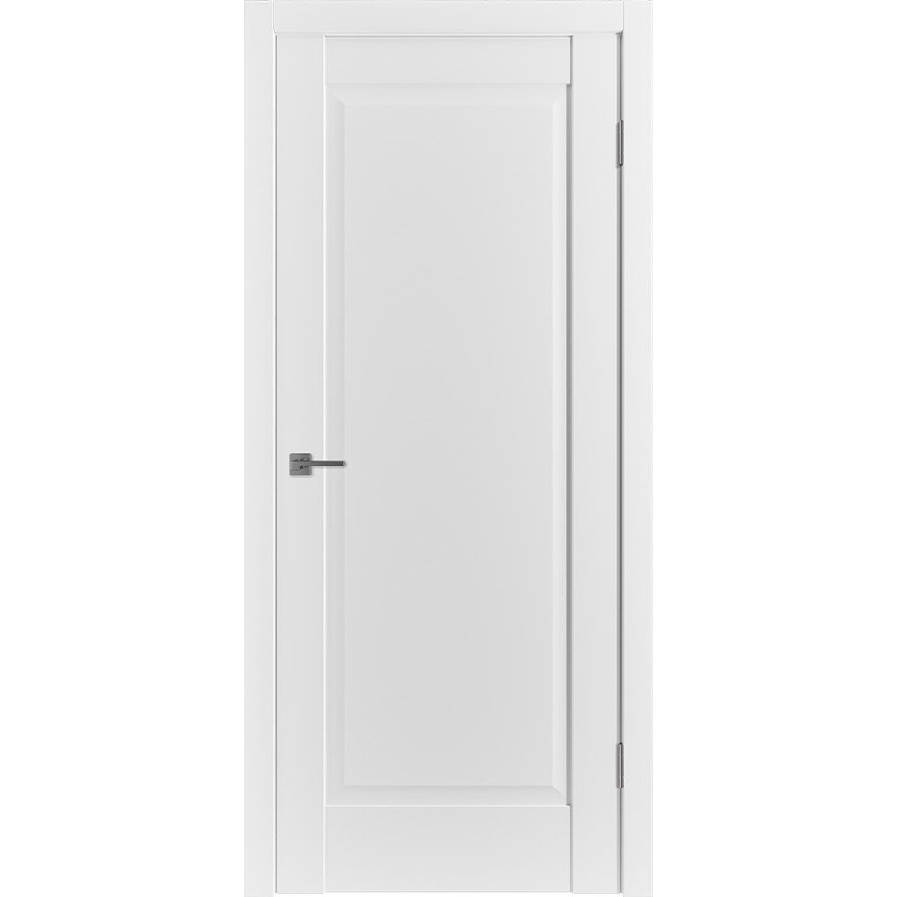 original-37453.jpg Дверь межкомнатная ER1 600х2000 мм ПВХ эмалекс белая глухая с замком и петлями — изображение 1