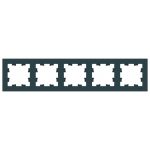 Рамка Systeme Electric AtlasDesign пятиместная изумруд (ATN000805)