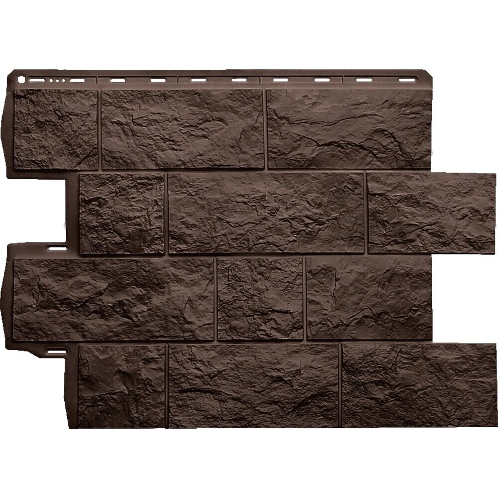 original-3920.jpg Панель фасадная Альта-Профиль Туф Эко 680х560 мм коричневый — изображение 1