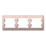 Рамка Systeme Electric Glossa трехместная сосна (SE GSL001503)